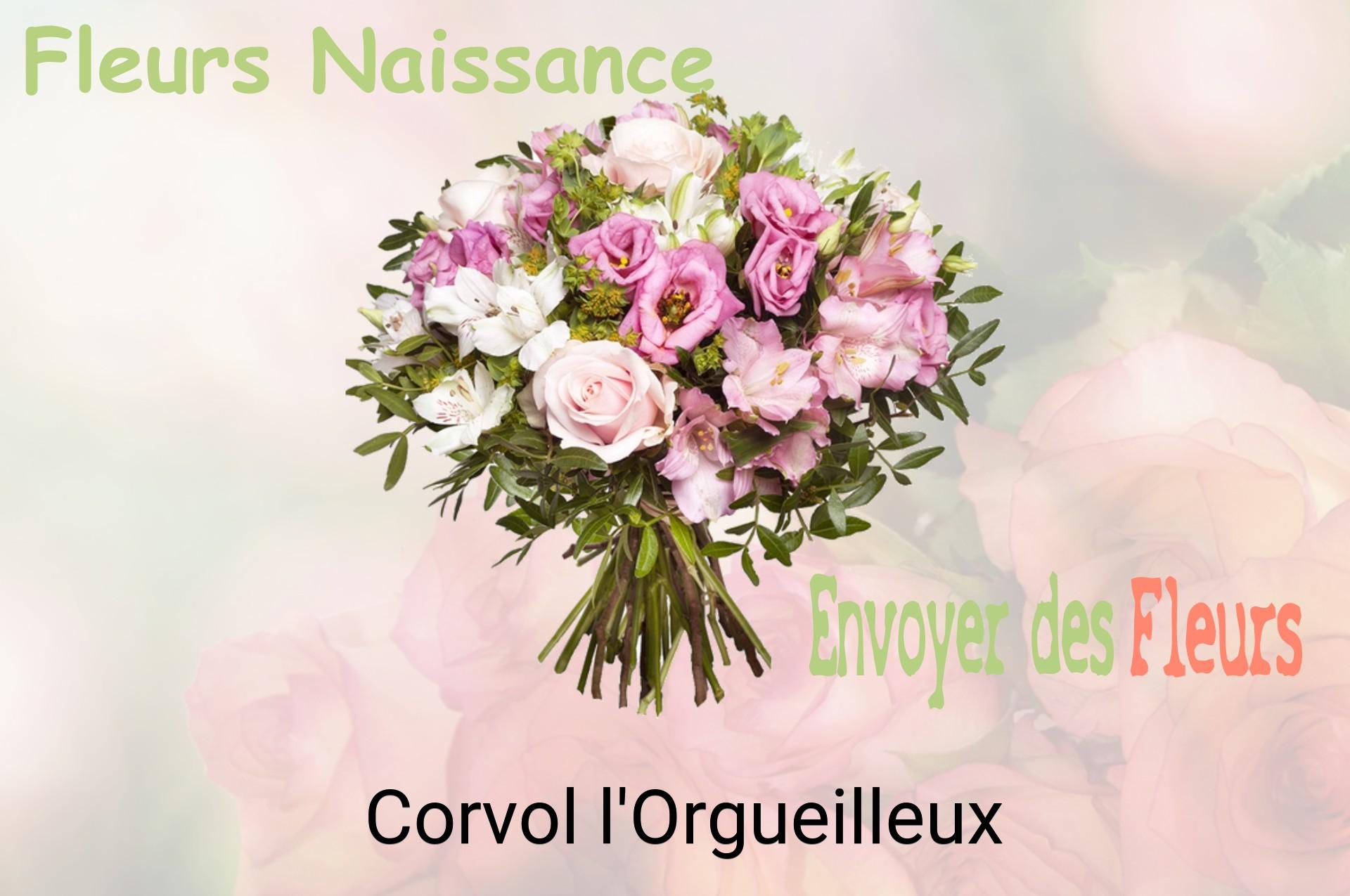 Bouquet de fleurs de naissance livré à Corvol-l'Orgueilleux