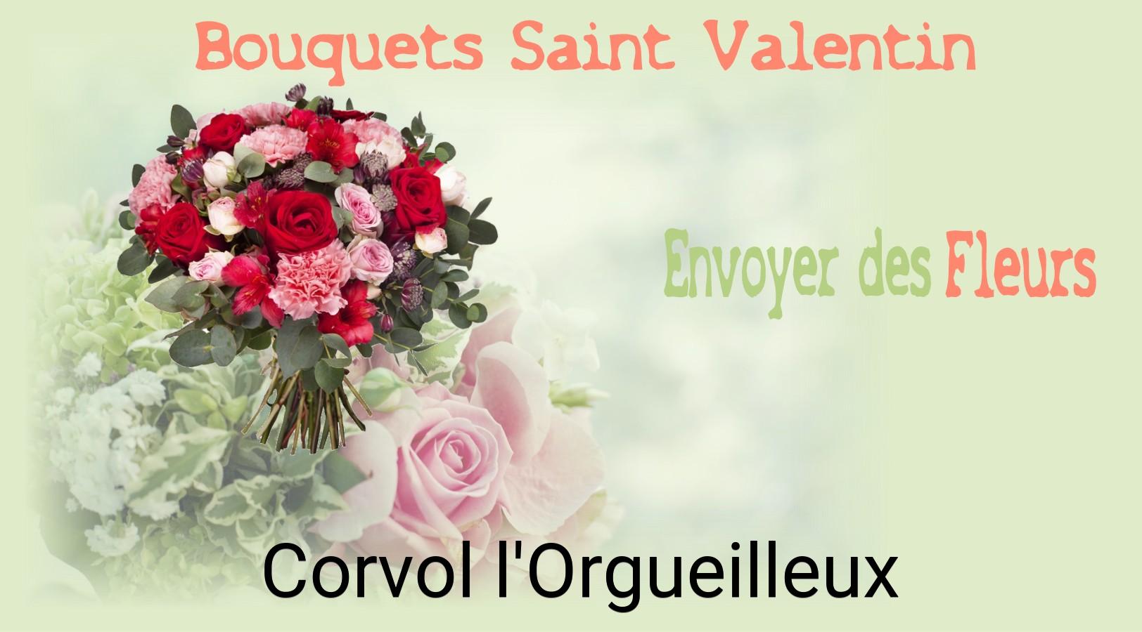Roses de Saint-Valentin livrées à Corvol-l'Orgueilleux